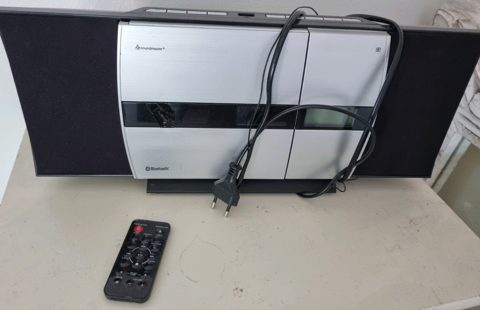 Soundmaster Microset met CD, Radio, USB en Bluetooth, Ophalen, Zo goed als nieuw, Tuner of Radio