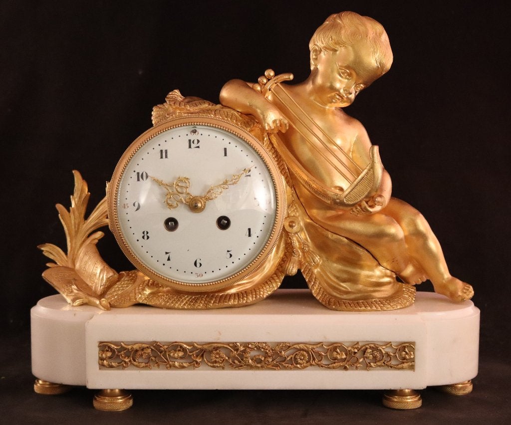 Antieke pendule periode Napoleon III, Ophalen of Verzenden