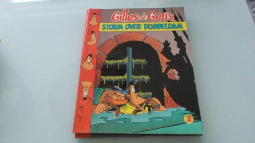 Gilles de Geus Storm over Dubbeldam  1986, Boeken, Eén stripboek, Ophalen of Verzenden, Gelezen