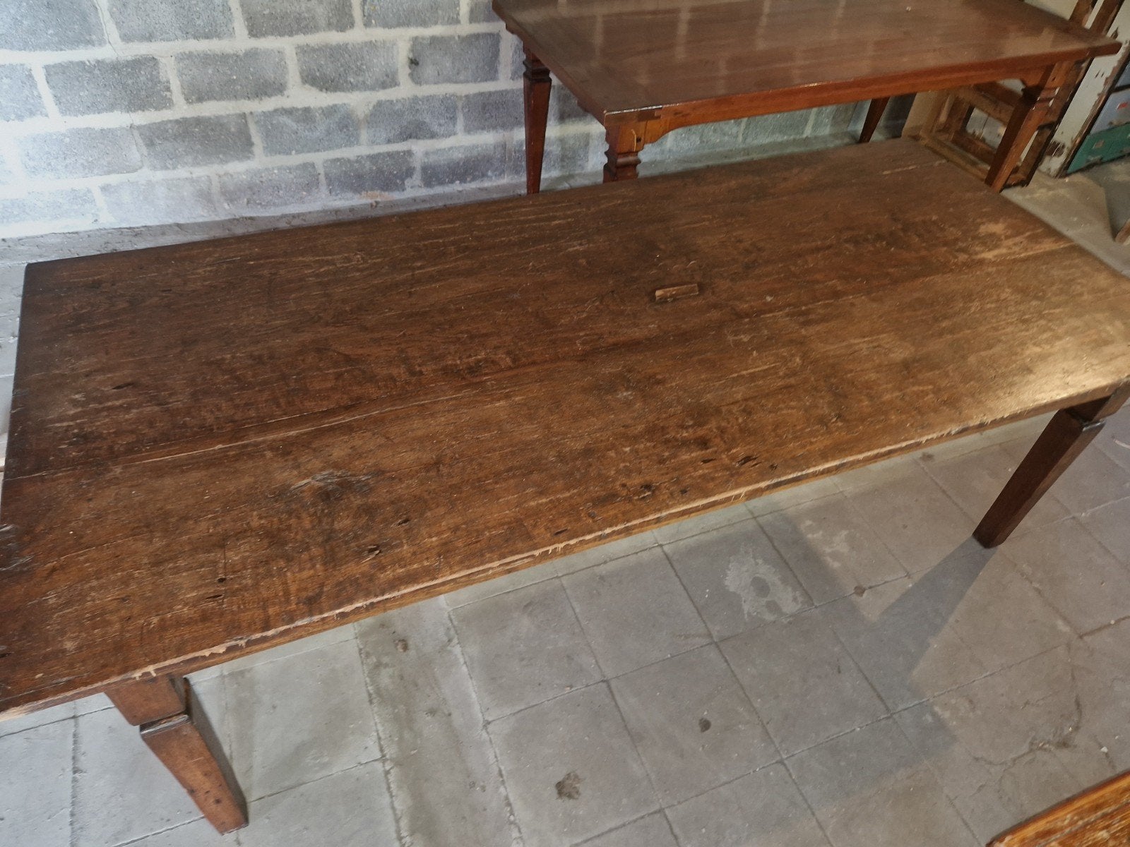 Franse antieke kloostertafel, Antiek en Kunst, Ophalen
