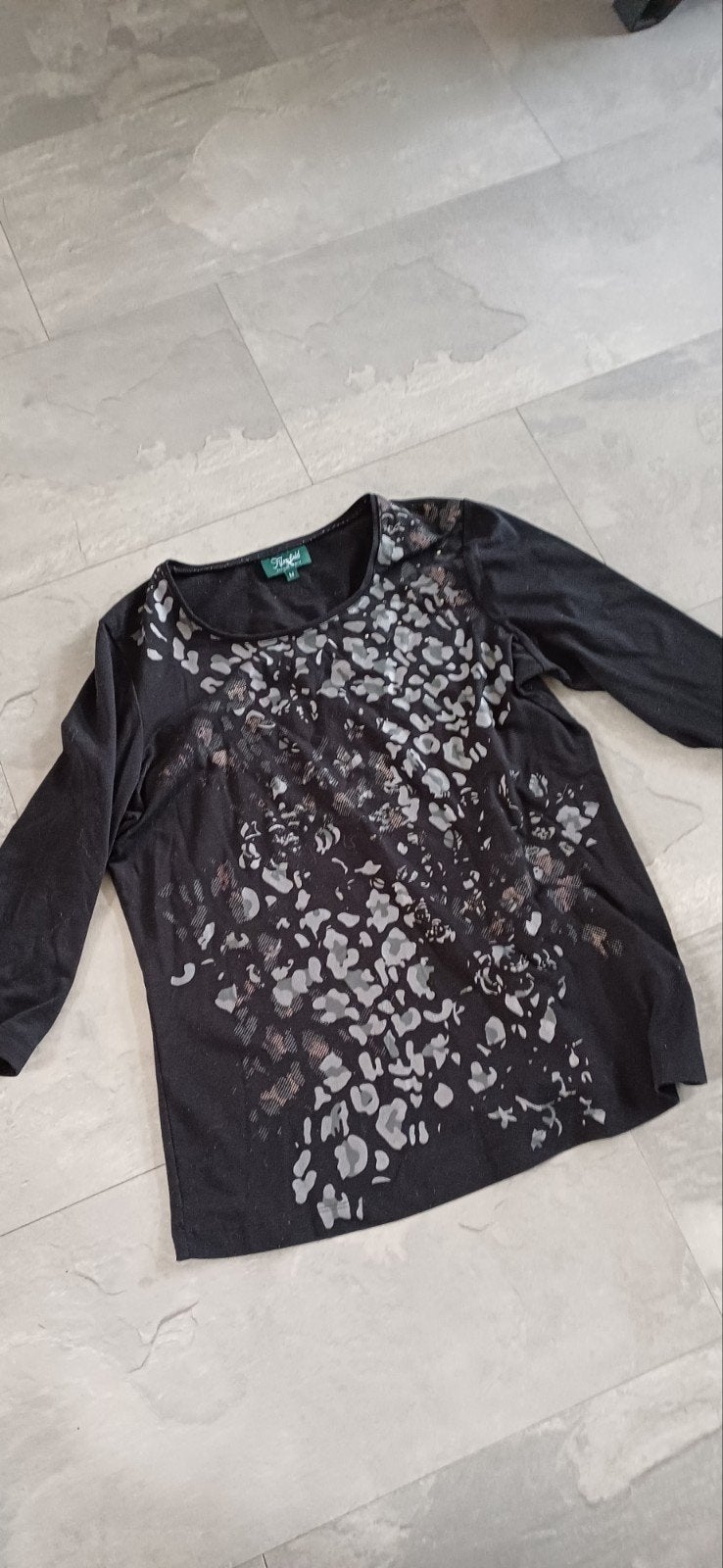 Tka shirt van kingfield maat m van oksel naar 50 cm, Kleding | Dames, Maat 38/40 (M), Zwart, Ophalen of Verzenden, Zo goed als nieuw