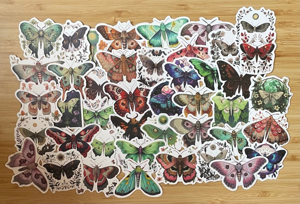 Vlinders/ motten stickers, Verzenden, Nieuw, Meerdere stickers