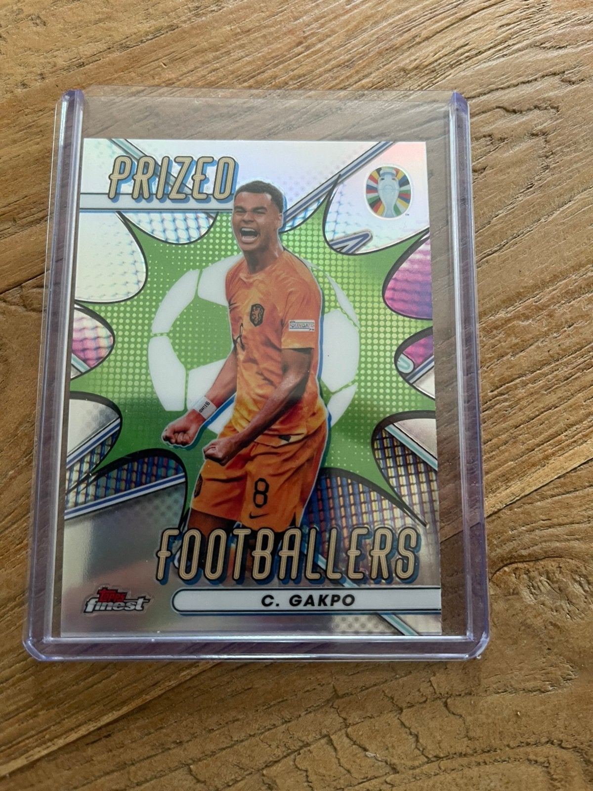 Cody Gakpo Refractor Nederlands elftal Topp Euro 204, Ophalen of Verzenden, Zo goed als nieuw, Plaatje