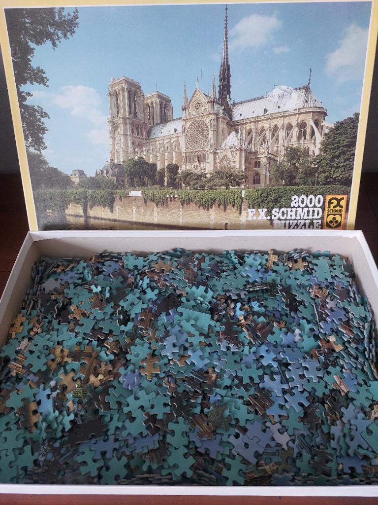 Legpuzzel Notre Dame (Parijs) 2000 stukjes, Ophalen of Verzenden, Meer dan 1500 stukjes, Nieuw, Legpuzzel