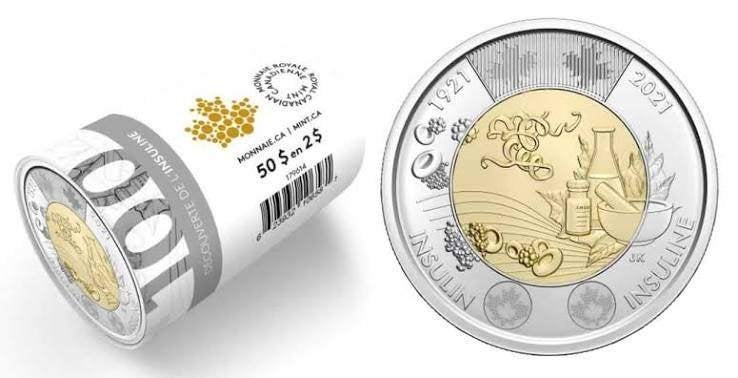 Canada - 2 Dollar 2021 - Discovery of Insulin - Unc., Verzenden, Noord-Amerika, Losse munt