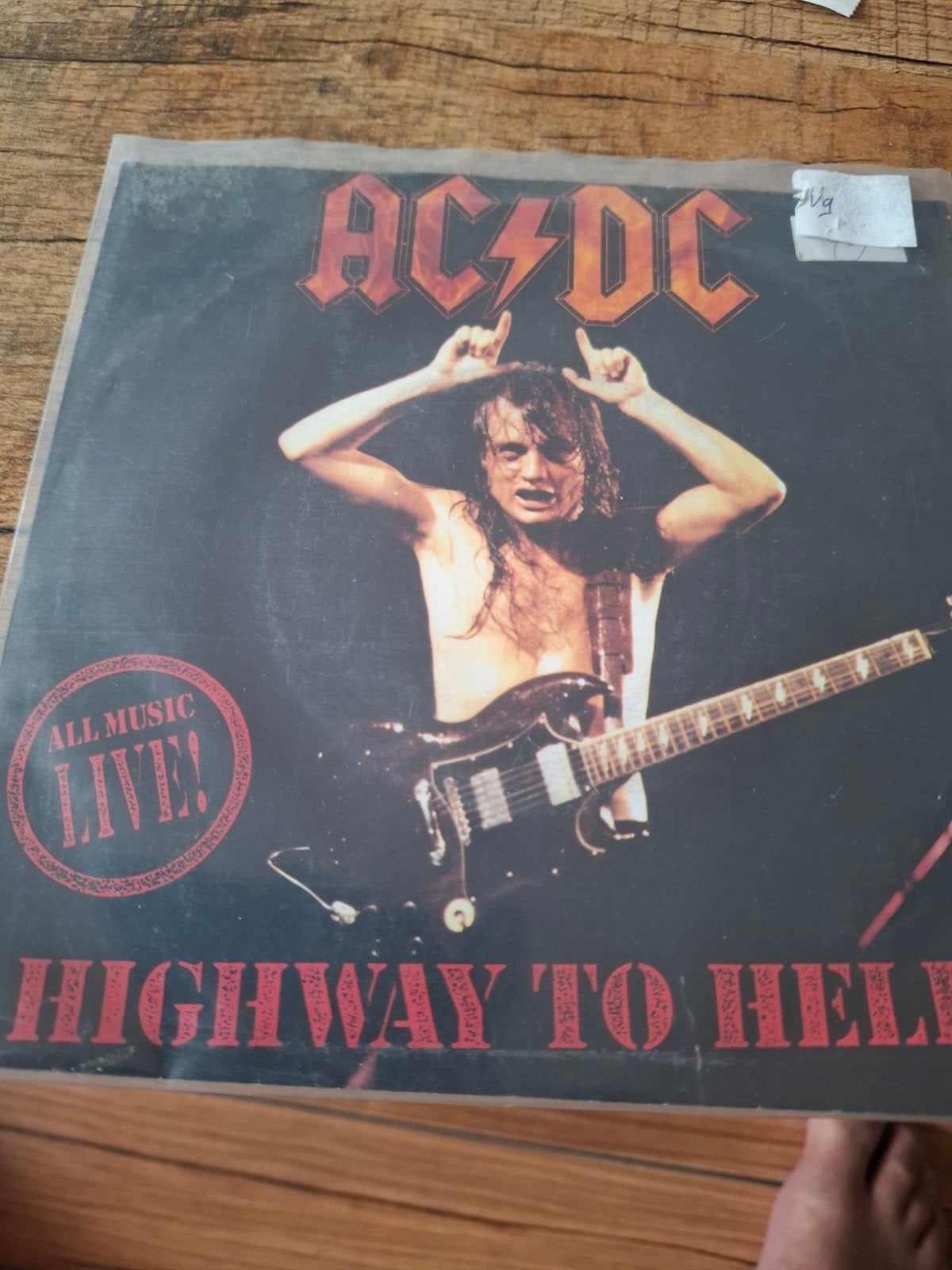 AC/DC - Highway to Hell (Live) singel, Gebruikt, Alternative, Ophalen of Verzenden, 1970 - 1979