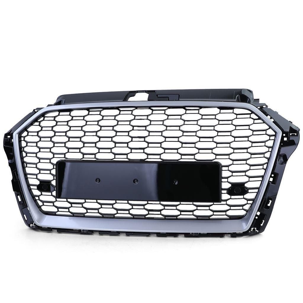 Sport Grill Zwart Honingraat Voor Audi A3 8V RS3 Look, Verzenden, Automotive Parts, A.parts@hotmail.nl, Trasmolenlaan 12 3447 GZ Woerden