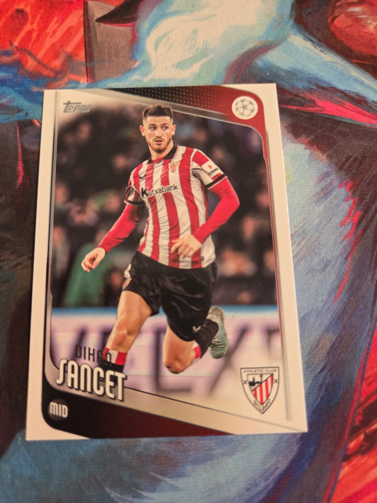 Oihan Sancet Topps Champions League Kaart Athletic Club, Ophalen of Verzenden