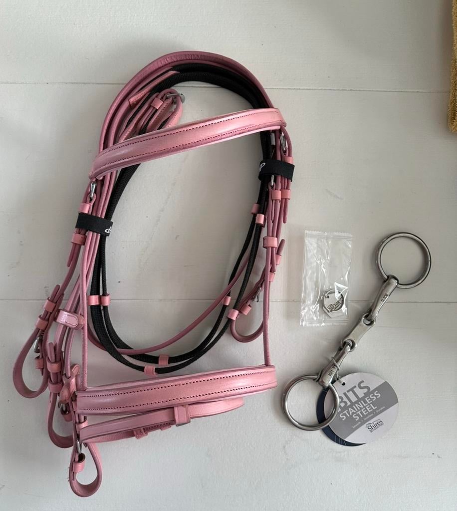 Pony hoofdstel met bit en teugels NIEUW, Ophalen of Verzenden, Nieuw, Overige soorten