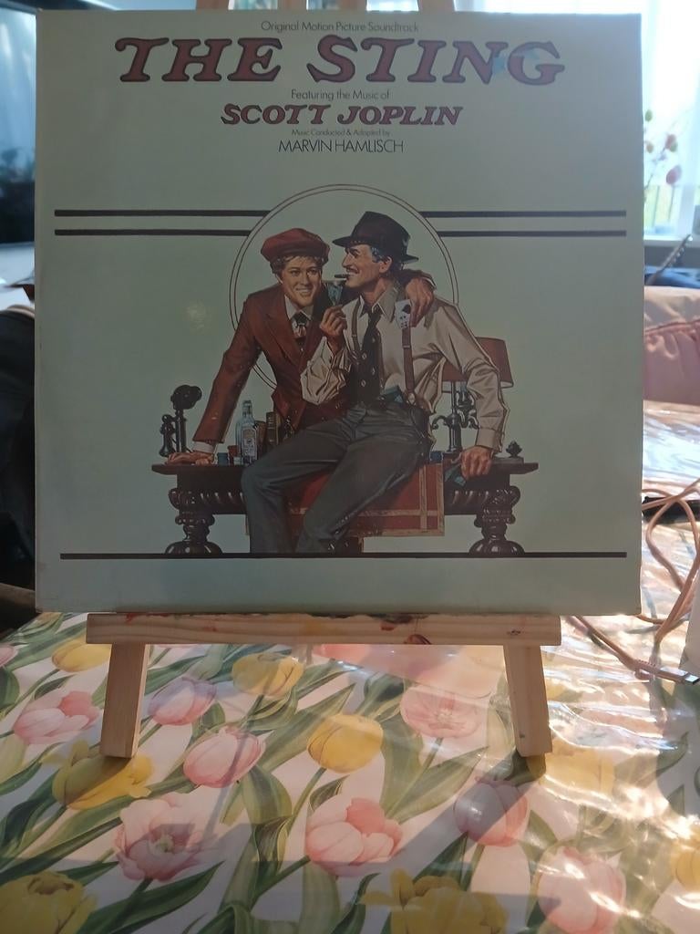 The Sting Soundtrack LP - Scott Joplin & Marvin Hamlisch, Ophalen of Verzenden, Gebruikt, 12 inch