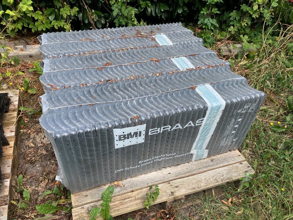 Monier Star dakpannen mat zwart, Ophalen, 10 tot 15 m², Steen of Klei, Zwart