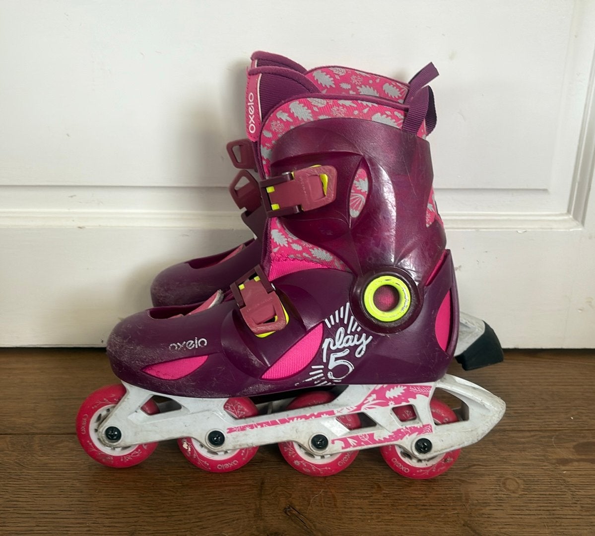 Oxelo skates maar 32/34, Sport en Fitness, Skeelers, Overige merken, Kinderen, Ophalen of Verzenden, Inline skates 4 wielen