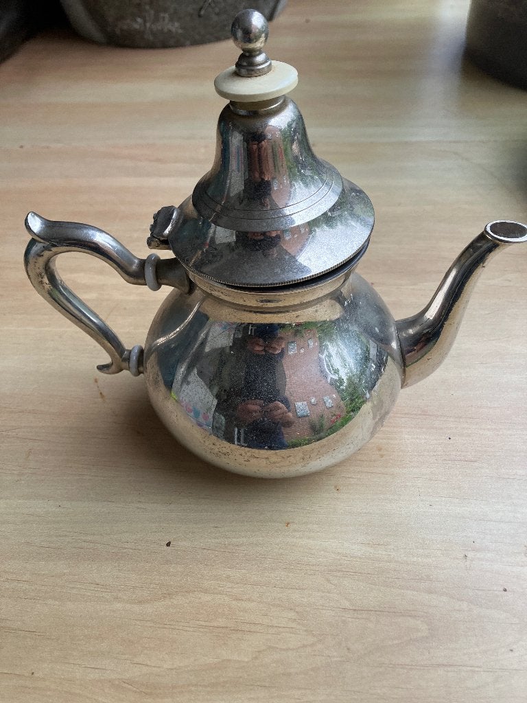 Vintage Marokkaanse theepot - Poetsbeurt nodig, Ophalen