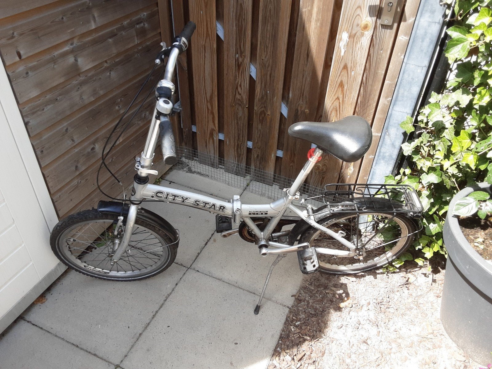 City Star vouwfiets - Compact en handig, Fietsen en Brommers, 20 inch of meer, Gebruikt, Velgrem, Versnellingen