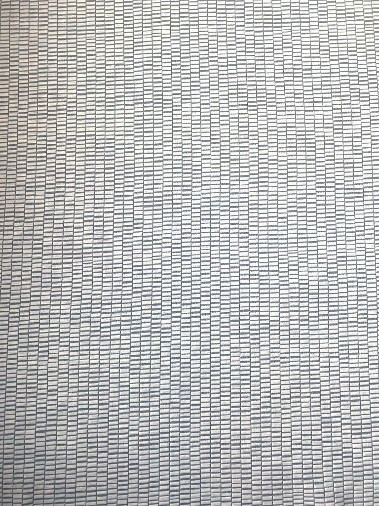 Kvadrat Canal; grijs+crème; max 6 meter meubelstof NU 50 €/M, Hobby en Vrije tijd, Wol, Meerkleurig, 120 cm of meer, Ophalen of Verzenden