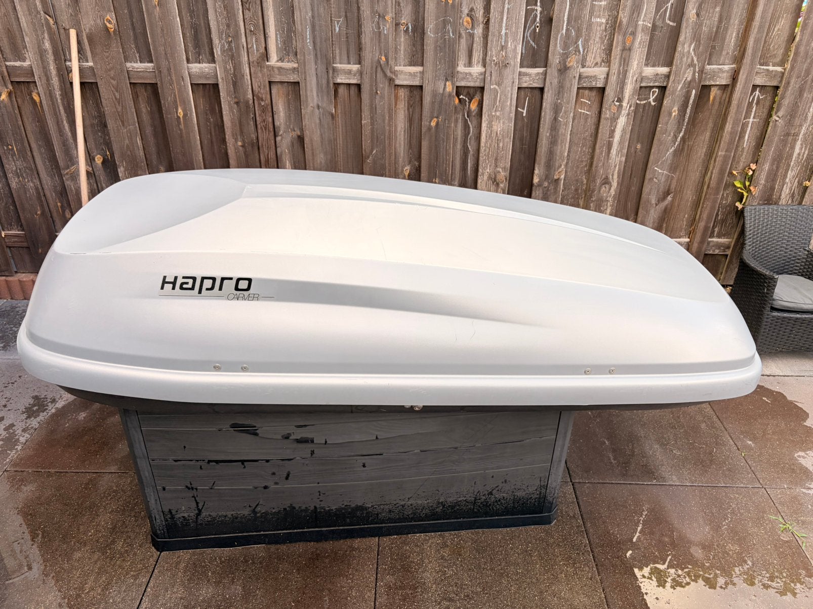 Hapro Carver 5.5 MF Dakkoffer met Vevor dakdragers, Auto diversen, Dakkoffers, Ophalen, Gebruikt