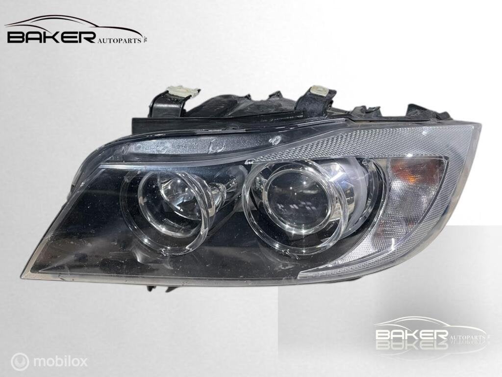 Koplamp links BMW 3-serie E90 E91 ('05-'08) Dynamic xenon, Gebruikt, Ophalen of Verzenden, BMW, BMW