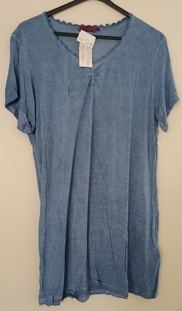 XXL blauw zacht viscose nieuw jurkje, Kleding | Dames, Grote Maten, Ophalen of Verzenden, Nieuw, Blauw, Jurk