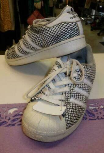 Adidas Superstar zwart witte gympen sneakers male 38 30667, Adidas, ., Wit, Ophalen of Verzenden