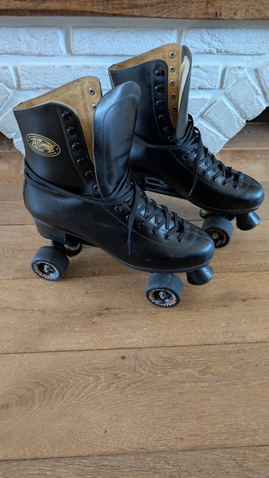 Originele Lederen RSI Rollerskates Maat 45, Sport en Fitness, Skeelers, Ophalen, Gebruikt, Heren