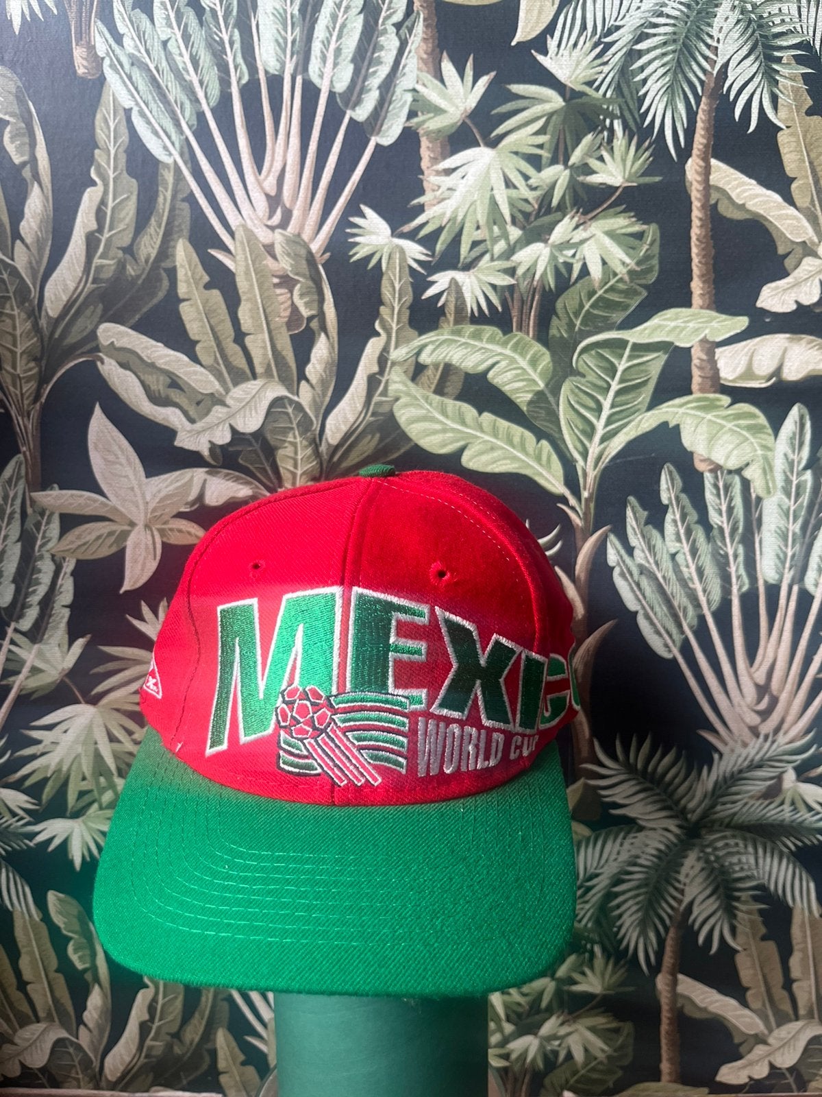Vintage Mexico World Cup Apex One Cap, Ophalen of Verzenden, Zo goed als nieuw, One size fits all, Pet