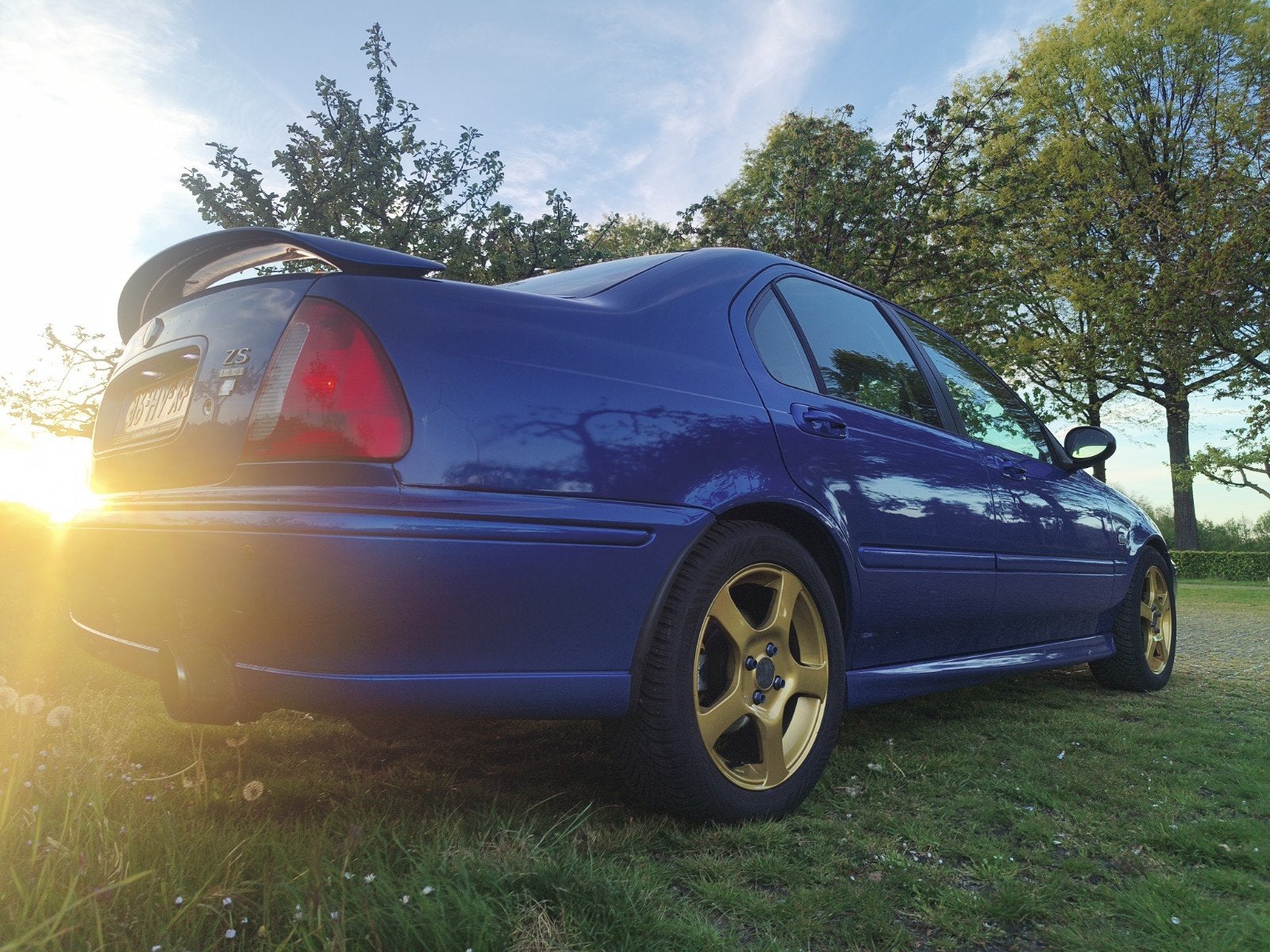 MG ZS 180 2.5L V6 uit 2002 Trophy Blue, Auto's, MG, Voorwielaandrijving, 2497 cc, Handgeschakeld, 1000 kg