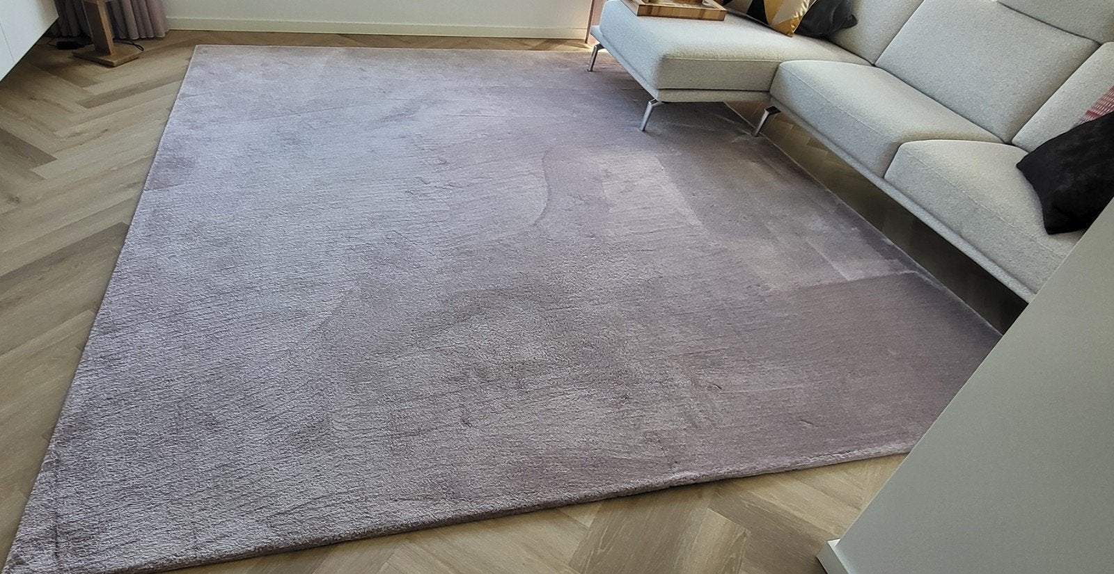 KARPET licht rose 330 bij 310., Ophalen, Rechthoekig, 200 cm of meer, 200 cm of meer