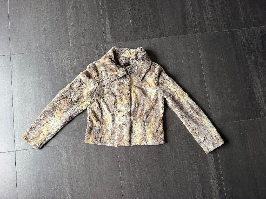 Prachtig MOQ jasje bont faux fur - maat 40, Maat 38/40 (M), Beige, Moq, Ophalen of Verzenden