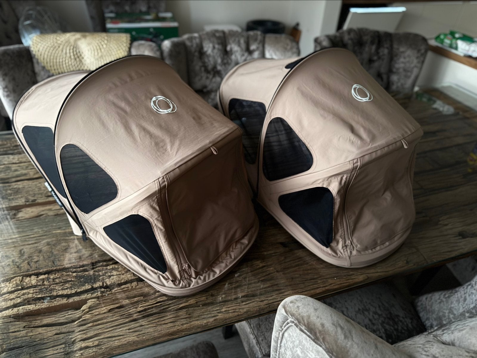 Bugaboo Donkey breezy sun canopy, Kinderen en Baby's, Autostoeltjes, Ophalen, Zo goed als nieuw