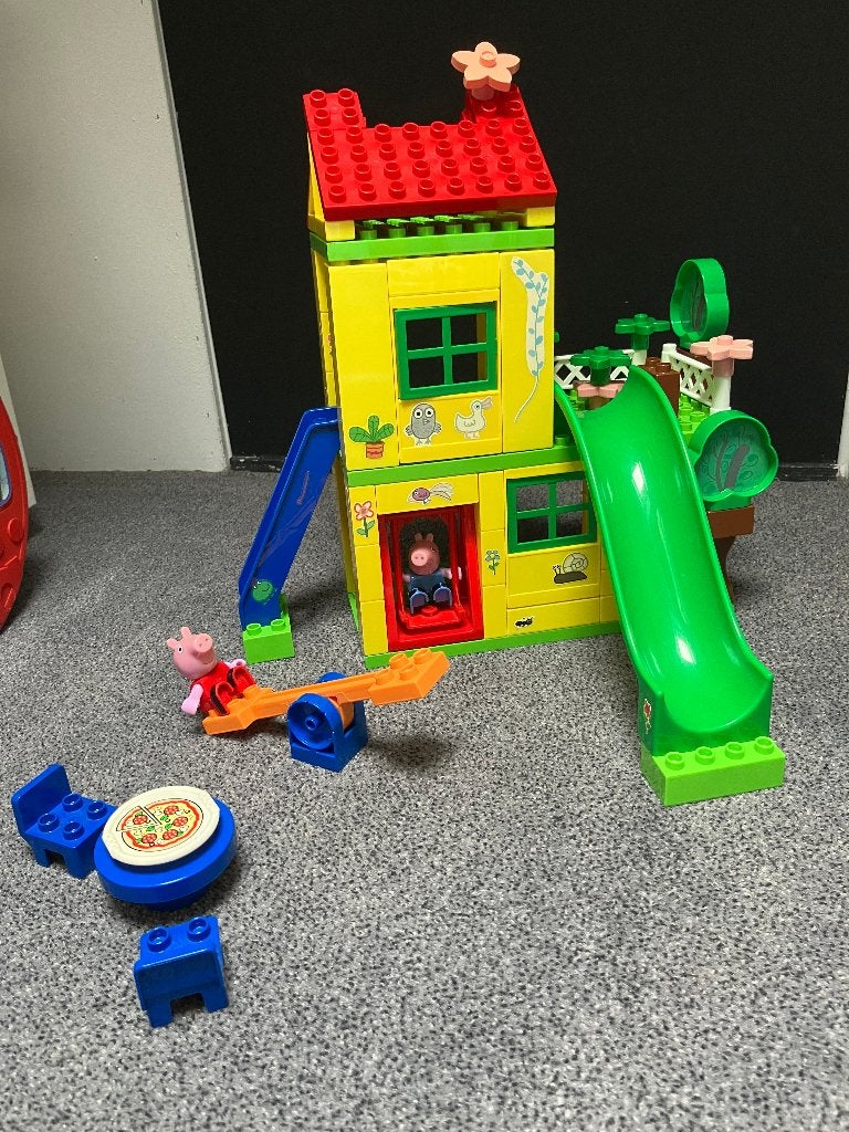 Peppa Pig huis van Duplo plus veel losse Duplo, Ophalen, Gebruikt, Duplo