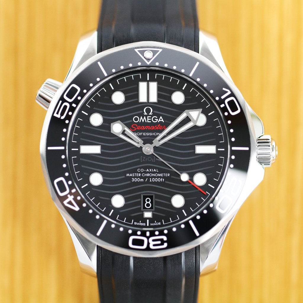 Omega Seamaster Diver 300m 42 (Zeer goed/ 2023), Staal, Staal, Polshorloge, Ophalen of Verzenden