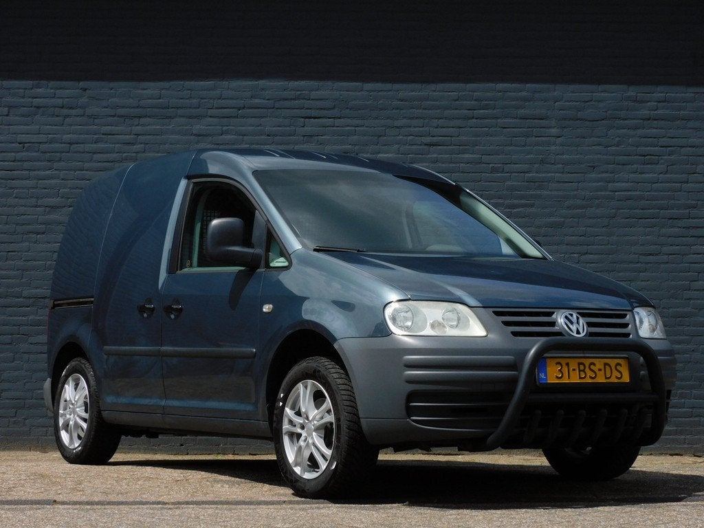 Volkswagen Caddy 2.0 SDI 850 kg. NIEUWE DISTRIBUTIE! CRUISE!, Voorwielaandrijving, Stof, Gebruikt, Zwart