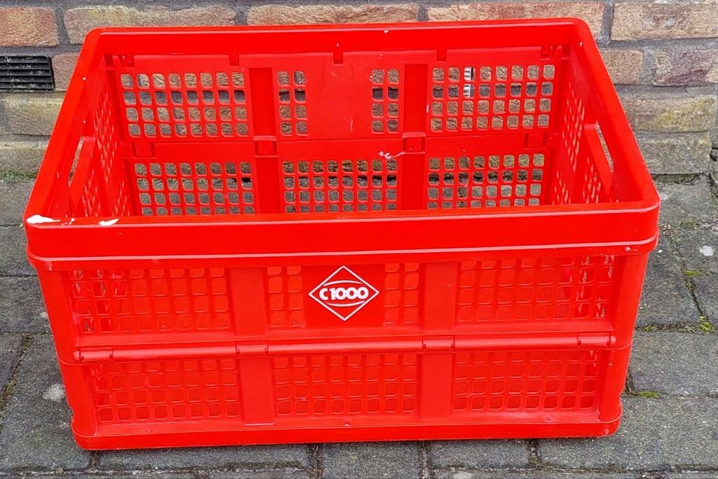 C1000 boodschappenkrat vouwkrat, Doos, 100 cm of meer, 60 cm of meer, Minder dan 35 cm