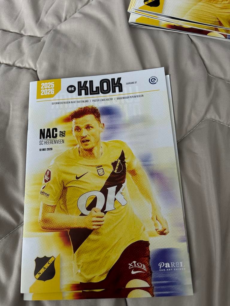 Programma boekje NAC Heerenveen 10-5-2026 De Klok, Ophalen of Verzenden, Zo goed als nieuw