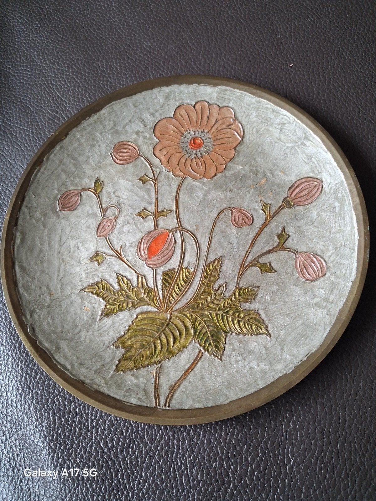 Cloisonne wandbord, Antiek en Kunst, Ophalen of Verzenden