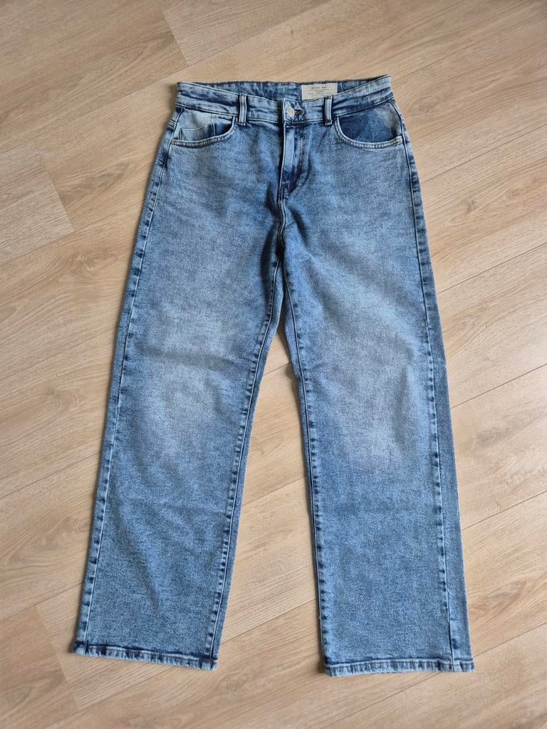 2x wideleg jeans spijkerbroeken blauw Noisy May maat30 NIEUW, Blauw, Nieuw, Ophalen of Verzenden, W30 - W32 (confectie 38/40)