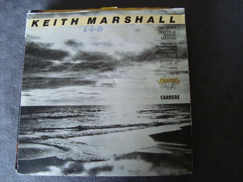 Keith marshall- carrere, Ophalen of Verzenden, Zo goed als nieuw, Pop, Single