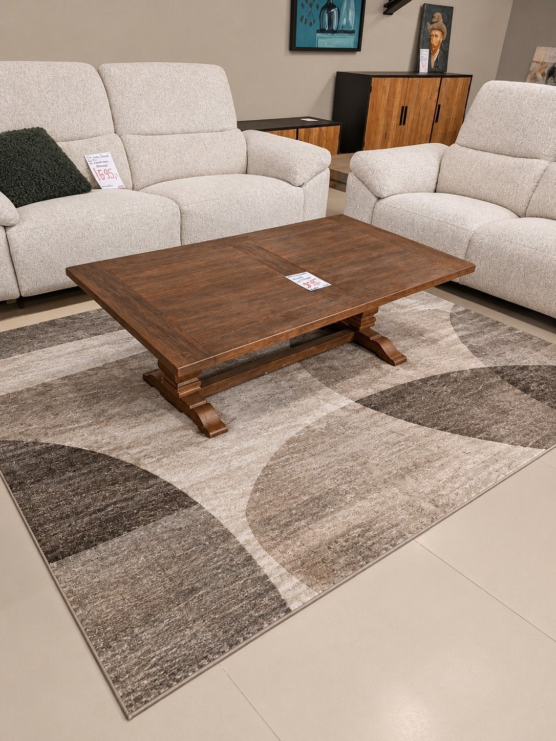 salontafel (showmodel), Ophalen, 100 tot 150 cm, Nieuw, 50 tot 100 cm