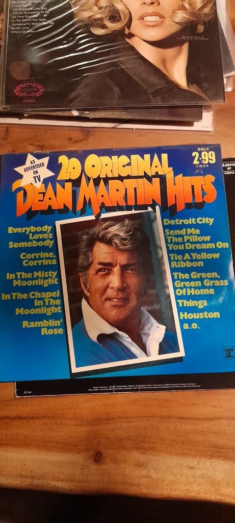 Dean Martin - 20 Original Dean Martin Hits LP, Ophalen of Verzenden, Gebruikt, 12 inch