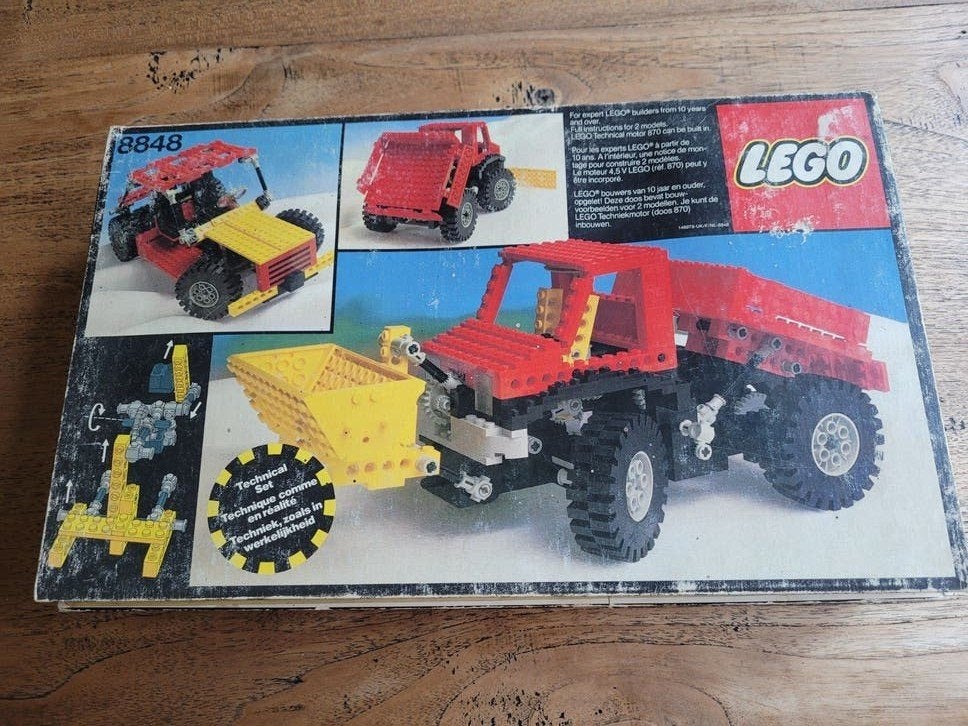 lego technic unimog power truck vintage, Ophalen of Verzenden, Zo goed als nieuw