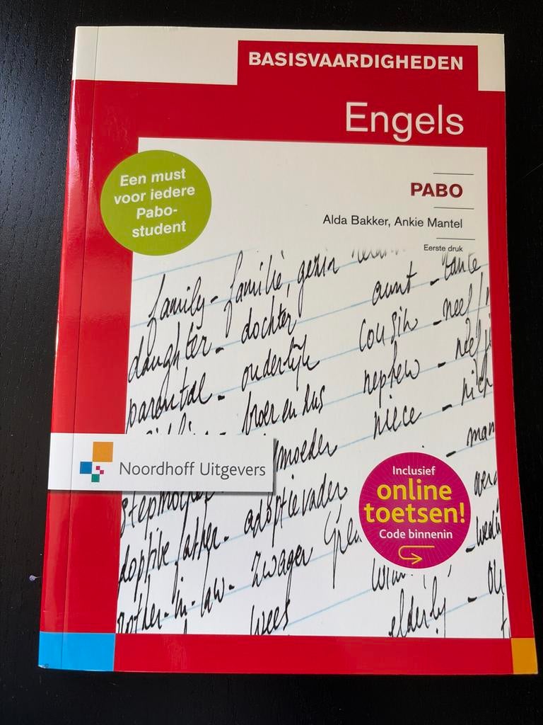 Basisvaardigheden Engels Pabo - Inclusief online toetsen, Ophalen of Verzenden, Zo goed als nieuw, Non-fictie