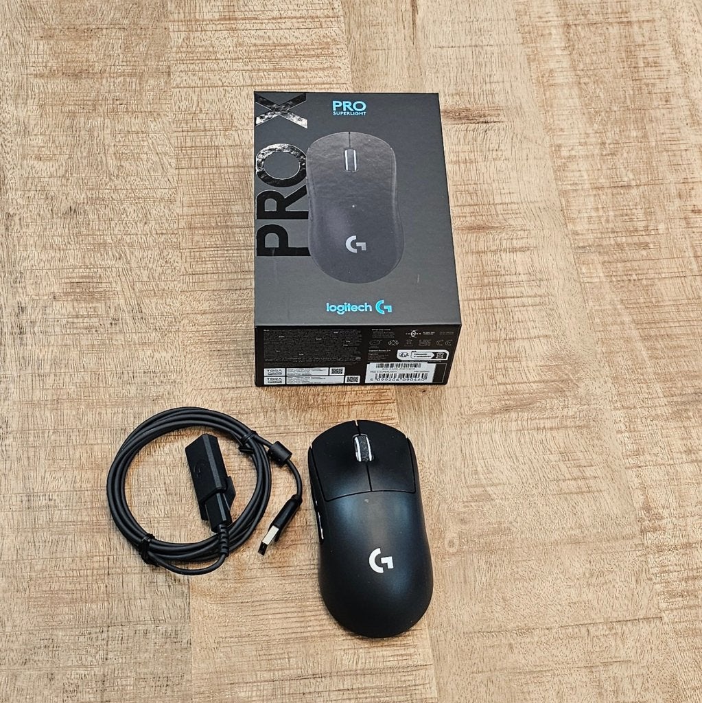Logitech G Pro X Superlight – Draadloze Gaming Muis – Zwart, Rechtshandig, Muis, Logitech G, Gaming muis