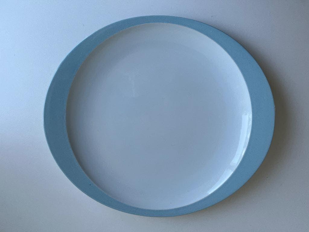 vier prinsessenblauwe ontbijtborden Fris Edam Symfonie, Antiek en Kunst, Ophalen of Verzenden
