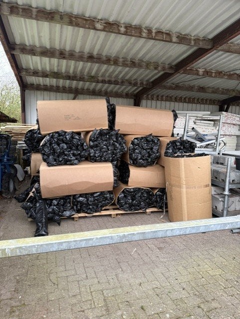 Glaswolcannele Profiel 158 - 31 dozen (465m2 vulling), Ophalen, Overige materialen, Zwart, Overige typen