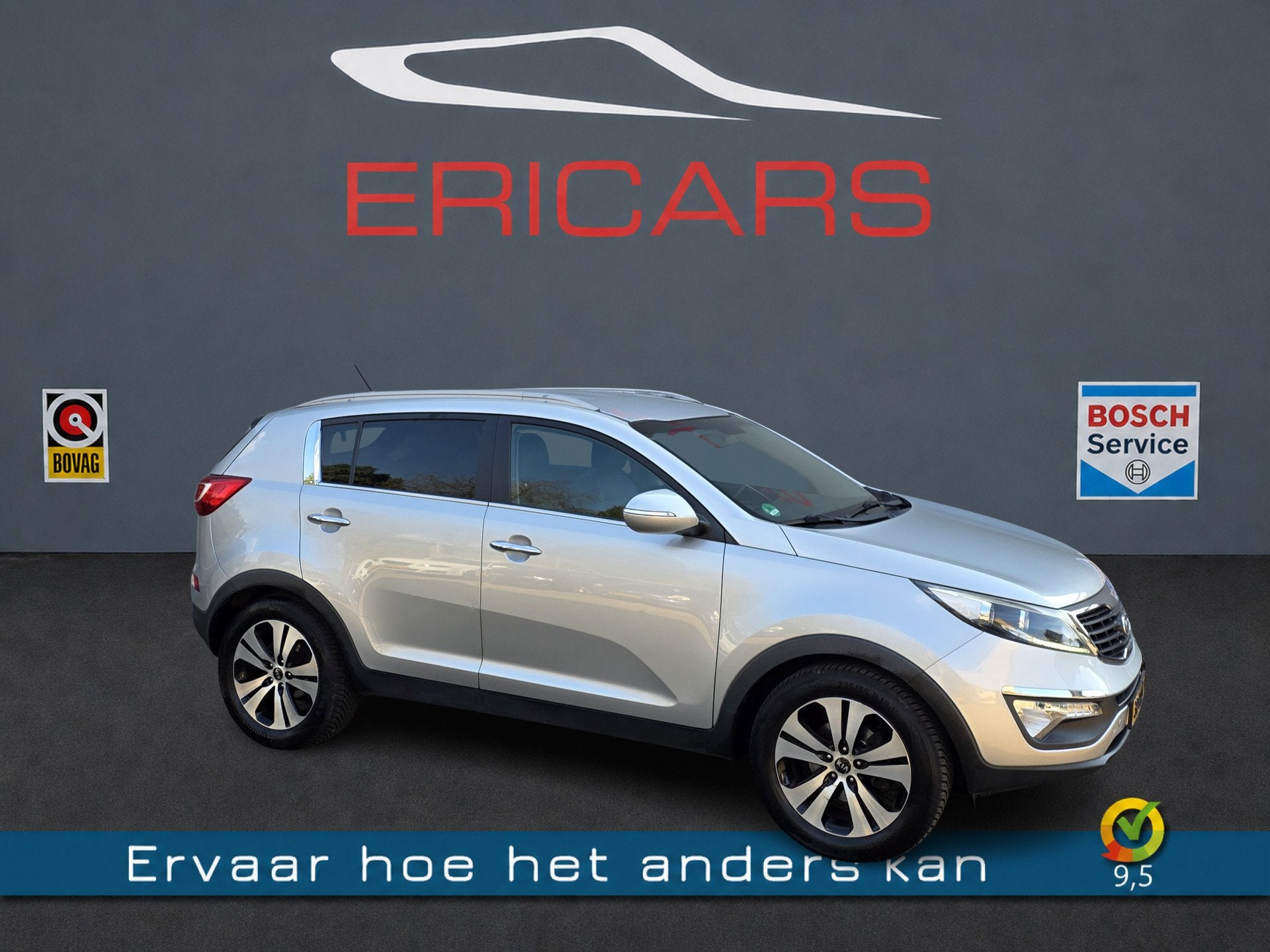 Kia Sportage 1.6 GDI X-ecutive Plus Pack PDC ECC CC LEER, Auto's, Kia, Voorwielaandrijving, Euro 5, 4 cilinders, Leder en Stof