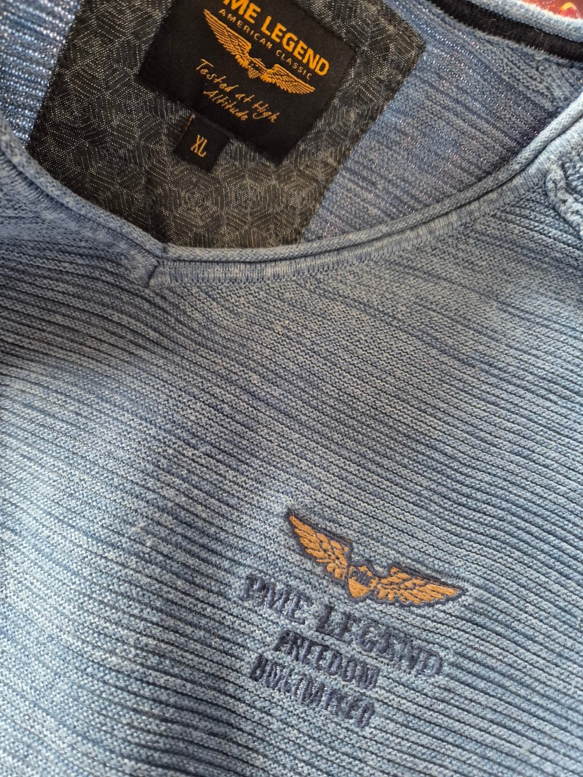 Pme Legend Pall Mall trui pullover Jeans Blauw Maat XL, Kleding | Heren, Truien en Vesten, Blauw, ., Maat 56/58 (XL), Ophalen of Verzenden