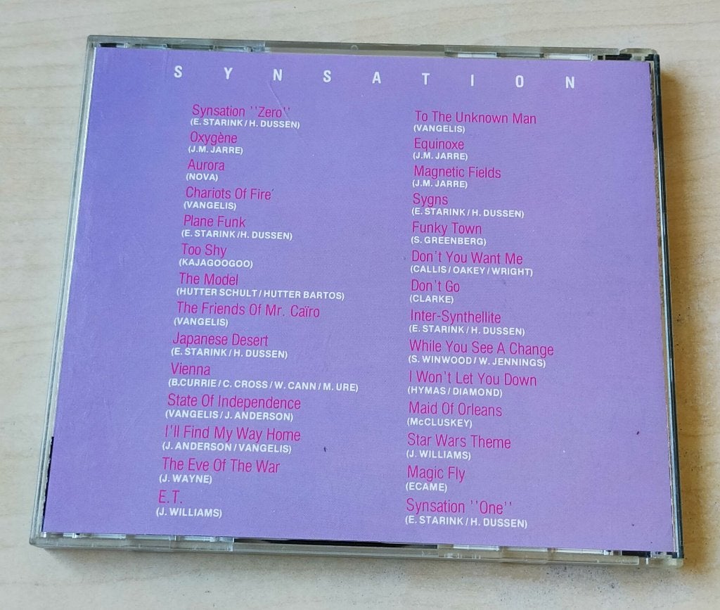 Star Inc - Synsation CD 1984, Electronic, Ophalen of Verzenden, Zo goed als nieuw