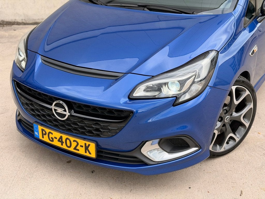 Opel Corsa 1.6 Turbo OPC 207PK Recaro Xenon 18' Clima Cruise, Gebruikt, Blauw, Bedrijf, Handgeschakeld