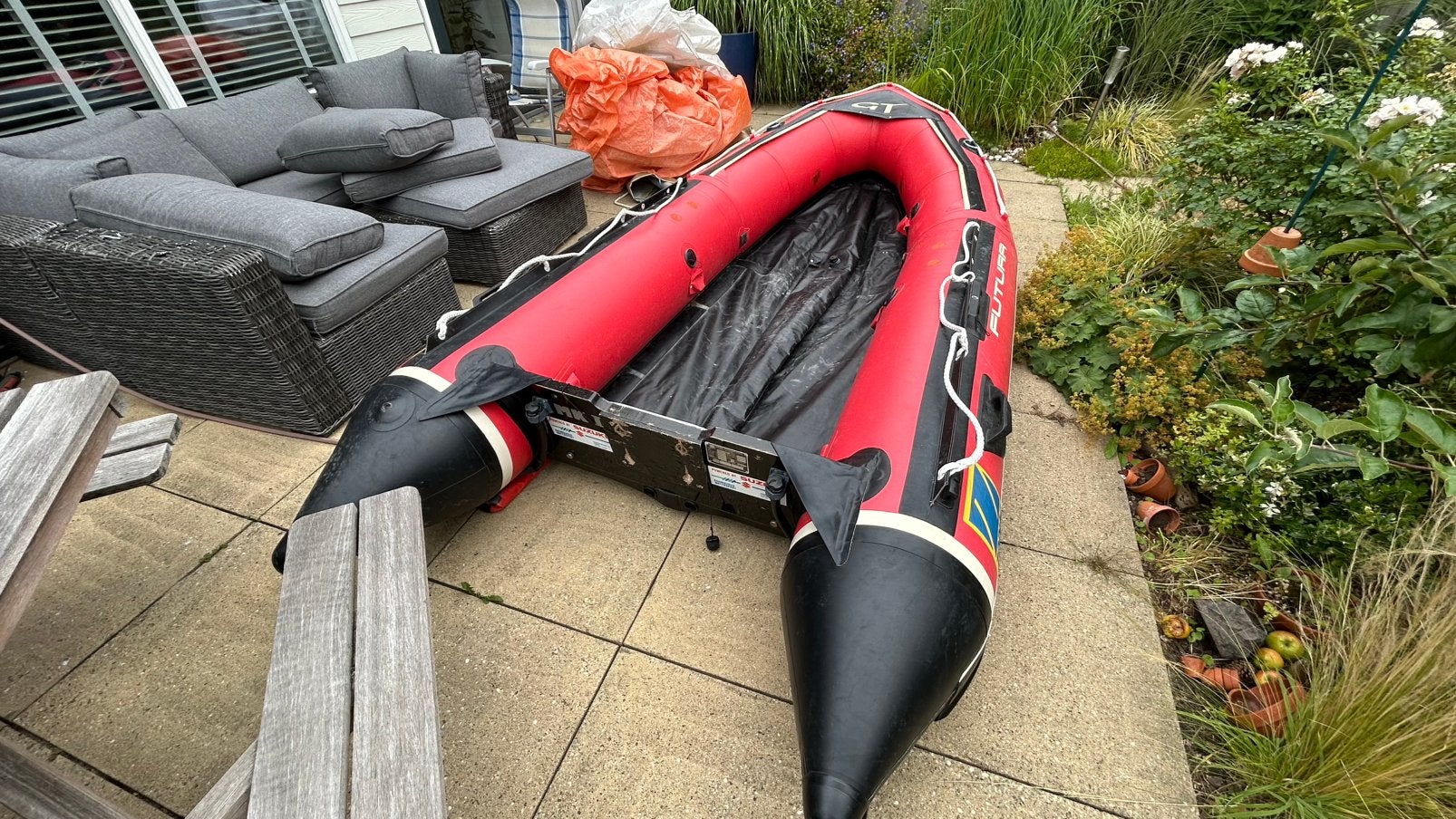 Zodiac Futura MKI complete set met 25PK motor, waterski’s, Ophalen, Aluminium, 3 m, 30 cm
