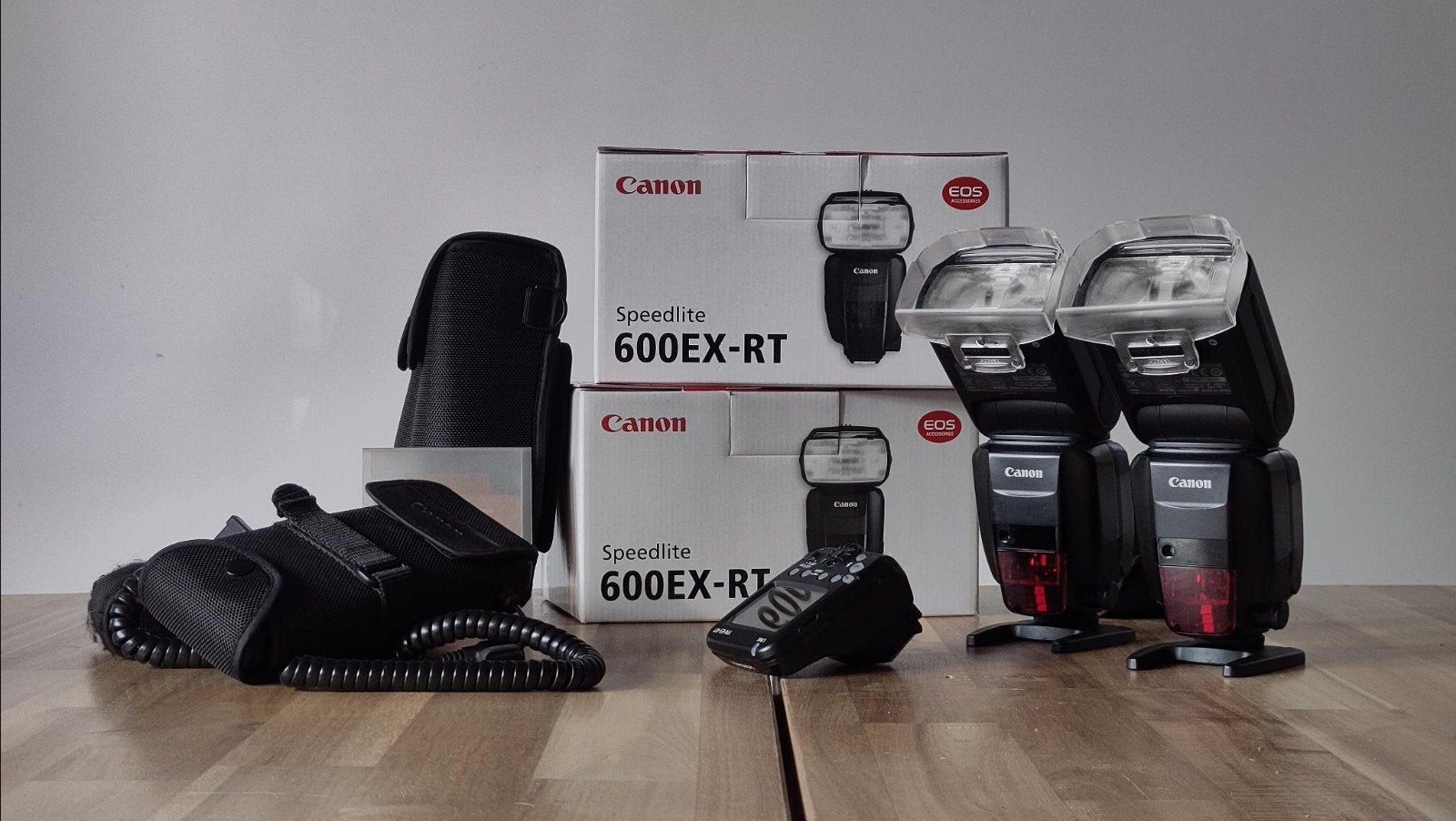 Canon Speedlite 600EX-RT flitser met YN-E3-RT transmitter, Audio, Tv en Foto, Canon, Canon, Externe flitser, Ophalen of Verzenden